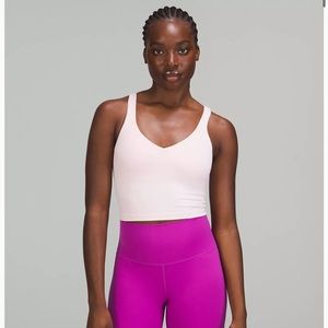 Lululemon align tank in pink- size 8